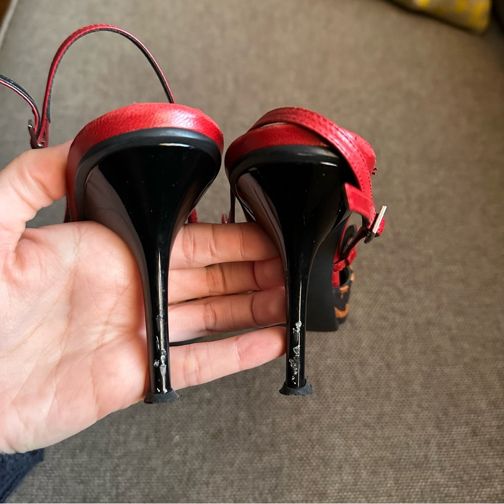 Vintage Dior by John Galliano “I love Dior” slingback heels - Picture 11 of 12